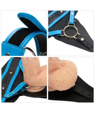 Arnes con Dildo con Vibracion 95 Arnes con Dildo con Vibracion 95