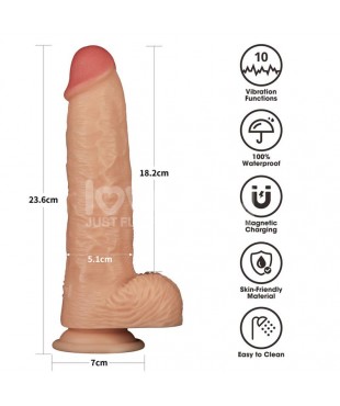 Arnes con Dildo con Vibracion 95 Arnes con Dildo con Vibracion 95