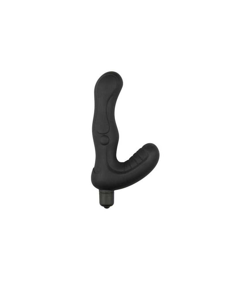 Vibrador Anal Estimulador Perineo Silicona Negro Vibrador Anal Estimulador Perineo Silicona Negro