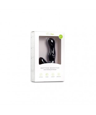 Vibrador Anal Estimulador Perineo Silicona Negro Vibrador Anal Estimulador Perineo Silicona Negro