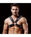 Adonis Arnes Masculino para el Pecho Cuero Vegano