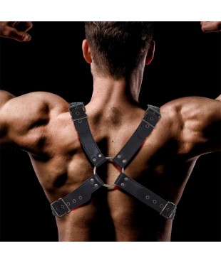 Darom Arnes Masculino para Bondage Cuero Vegano Darom Arnes Masculino para Bondage Cuero Vegano