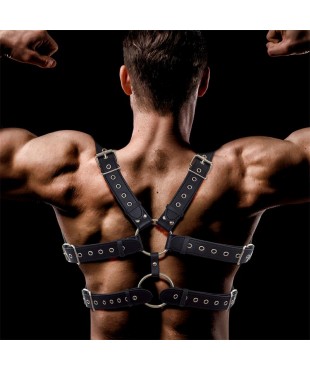Aurum Arnes Masculino para Bondage Cuero Vegano Aurum Arnes Masculino para Bondage Cuero Vegano