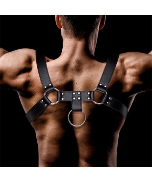 Domine Arnes Masculino para Bondage Cuero Vegano