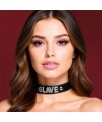 Collar Cuero Vegano Slave Talla unica