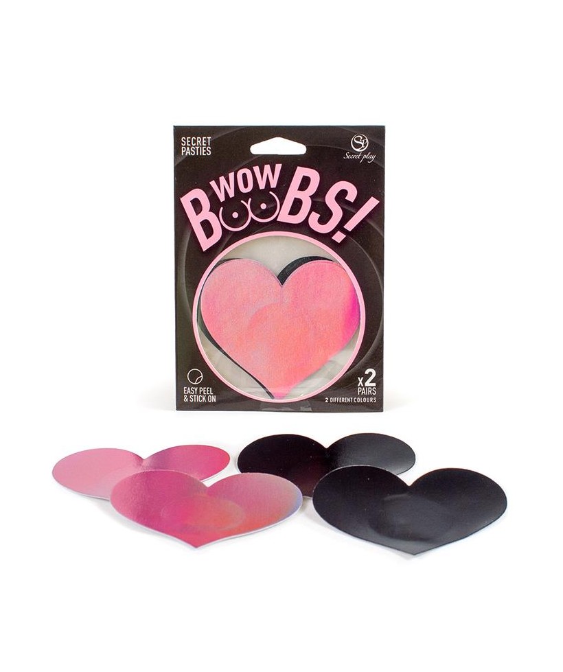Wow Boobs Pezoneras Corazon Holograficos Wow Boobs Pezoneras Corazon Holograficos