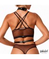 Hilda Arnes de Pecho con Cadenas Cuero Vegano Talla unica