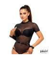 Jimena Liguero Tipo Arnes con Esposas Cuero Vegano Talla unica