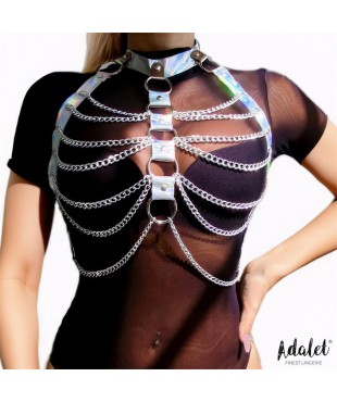 Bianca Arnés Cuero Vegano con Cadenas Talla Única