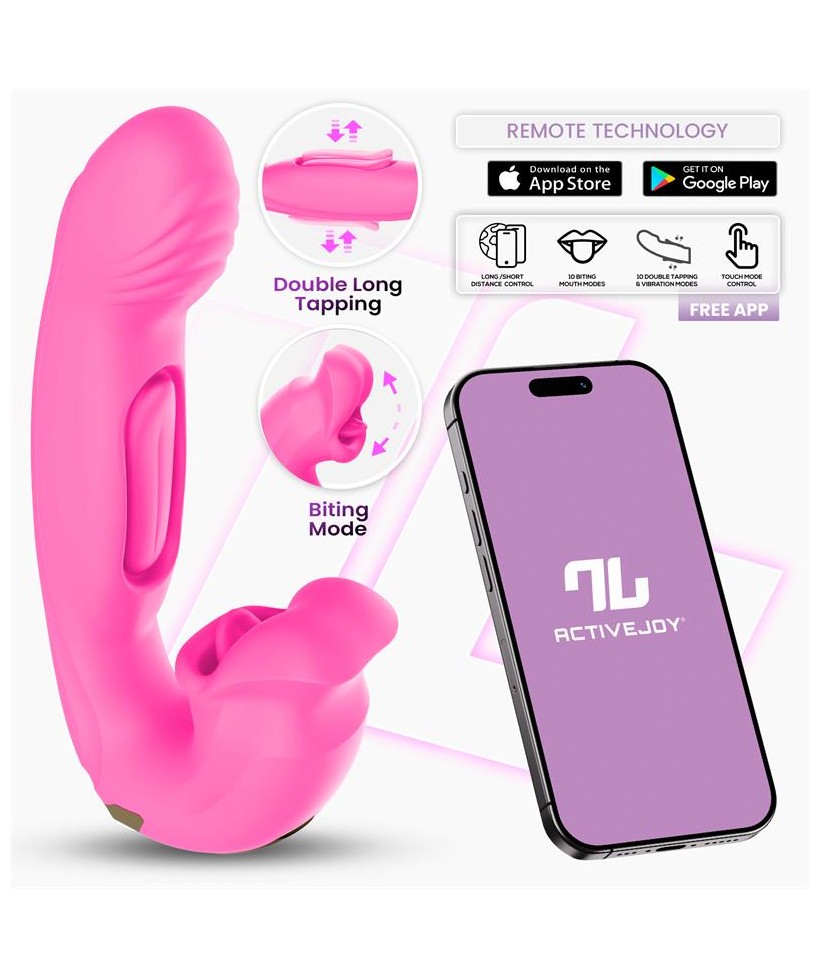 Bimby Vibrador con Mordisqueo y Lengua Doble Tapping con APP