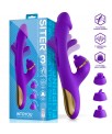 Siter 20 Vibrador con Lengua Flapping Golpeteo y Cabezales Intercambiables
