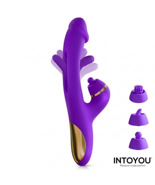 Siter 20 Vibrador con Lengua Flapping Golpeteo y Cabezales Intercambiables Siter 20 Vibrador con Lengua Flapping Golpeteo y Cabezales Intercambiables