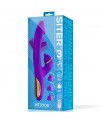 Siter 20 Vibrador con Lengua Flapping Golpeteo y Cabezales Intercambiables