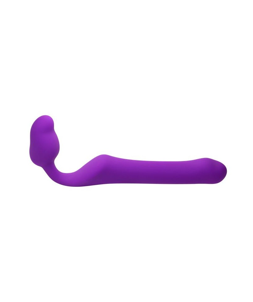 Queens M Dildo Strap On sin Tirantes Talla M Silicona Purpura