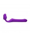 Queens M Dildo Strap On sin Tirantes Talla M Silicona Purpura