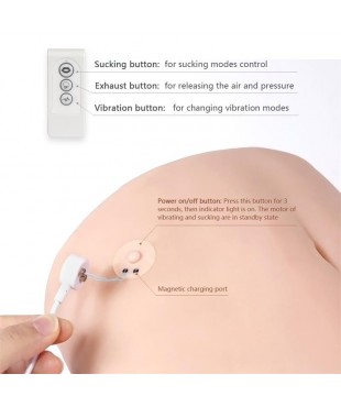 Ingrid Torso con Vibracion y Efecto Succion 153 kg