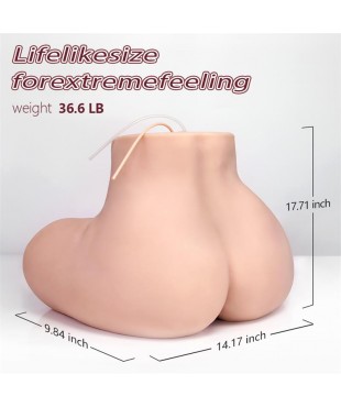 Ingrid Torso con Vibracion y Efecto Succion 153 kg