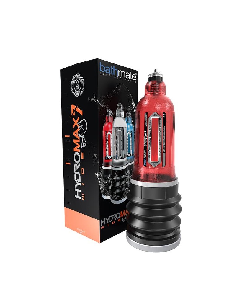 Bomba para el Pene Hydromax7 Wide Boy Rojo Bomba para el Pene Hydromax7 Wide Boy Rojo