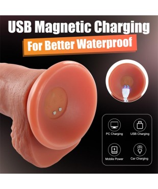 Baird Dildo con Thrusting y Vibracion 807