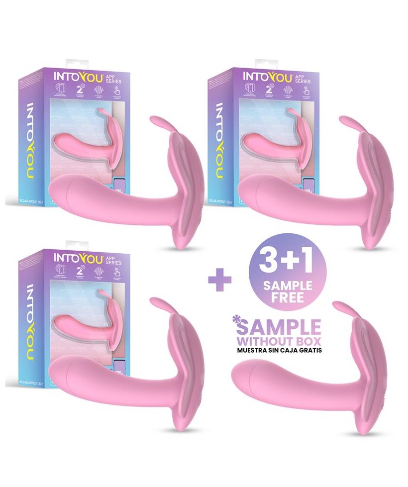 Pack 3 Muestra Wingy Estimulador Mariposa APP Rosa