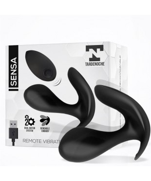 Sensa Estimulador Control Remoto USB SIlicona Líquida Negro