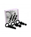Pack de 3 Plugs Silicona Negro