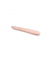 Dildo Doble Flexible Silicona Natural 40 cm