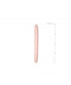 Dildo Doble Flexible Silicona Natural 40 cm