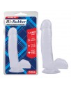Dildo Hi Rubber 7 Transparente