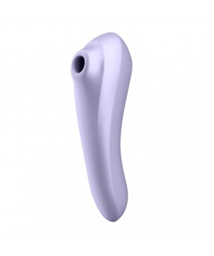 Dual Pleasure APP Vibrador y Succionador de Aire Pulsado Recargable Mauve