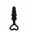 Mini Cadena Anal 156 x 34 cm Silicona Negro