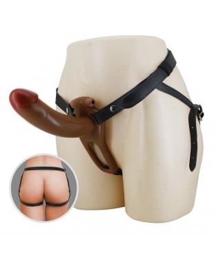 Bradden Arnés Universal con Dildo Hueco con Vibración 6.7