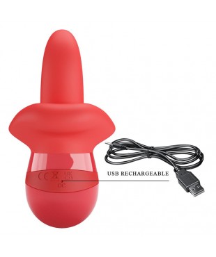 Obelia Estimulador con Vibracion y Movimiento Lengua