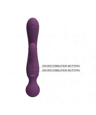 All Roundet Vibrador y Masajeador 2 en 1