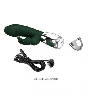 Naughty Bunny Vibrador 30 Funciones Verde