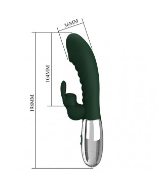 Naughty Bunny Vibrador 30 Funciones Verde