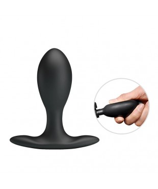 Plug Anal con Inflado y Bola Interna