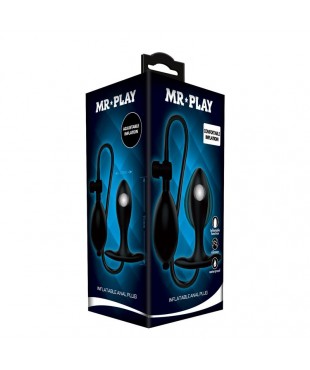 Plug Anal con Inflado y Bola Interna