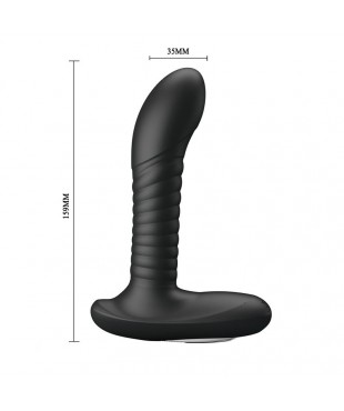 Masajeador Prostatico con Vibracion y Bolas Rotadoras