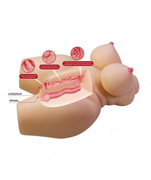 Masturbador Vagina y Ano 75 kg