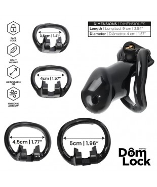 Guard Jaula para el Pene con Candado Interno Talla S