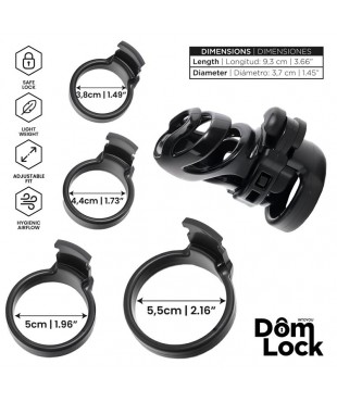 Detention Jaula para el Pene con Accesorio para Prince Albert