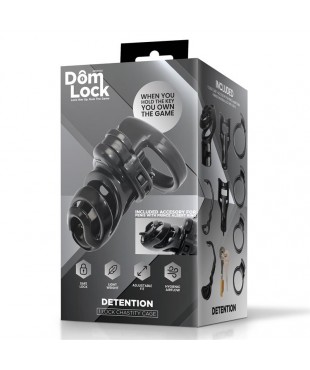 Detention Jaula para el Pene con Accesorio para Prince Albert