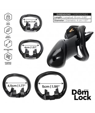 Closure Jaula para el Pene con Candado Interno