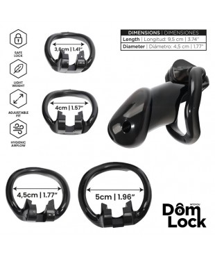 Guard Jaula para el Pene con Candado Interno Talla M