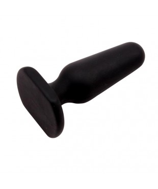 Plug Anal Silicona 7.5 x 2.5 cm Negro