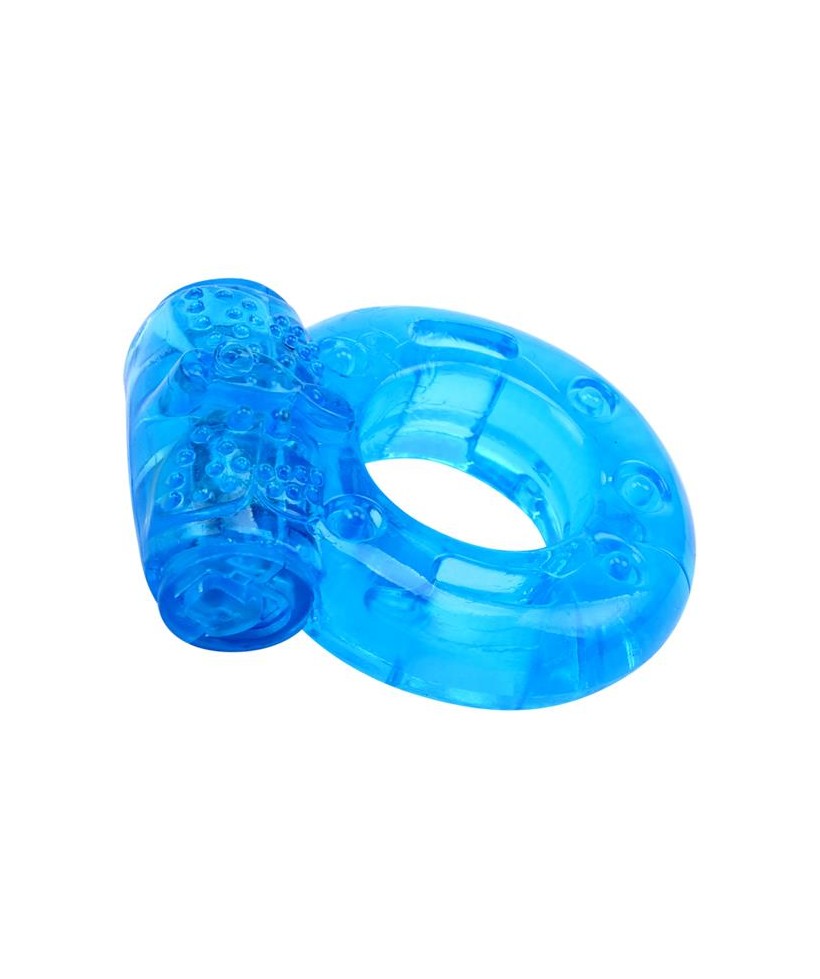 Anillo para el Pene y Vibracion 18 cm Azul