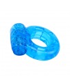 Anillo para el Pene y Vibracion 18 cm Azul