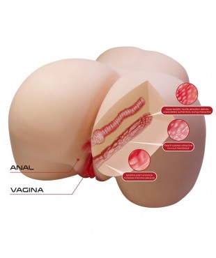 Masturbador Vagina y Ano 11kg