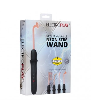 Varita Neon Stim con 4 Electrodos de Vidrio